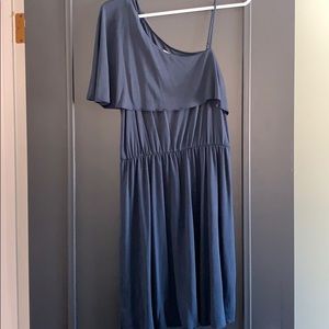 Perri One Shoulder Knit Dress